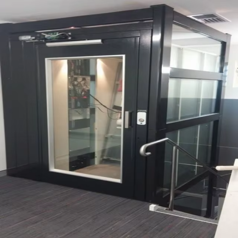 VTEV109 Ascensores Elevadores Stylový skleněný vilový výtah pro soukromý duplexní dům