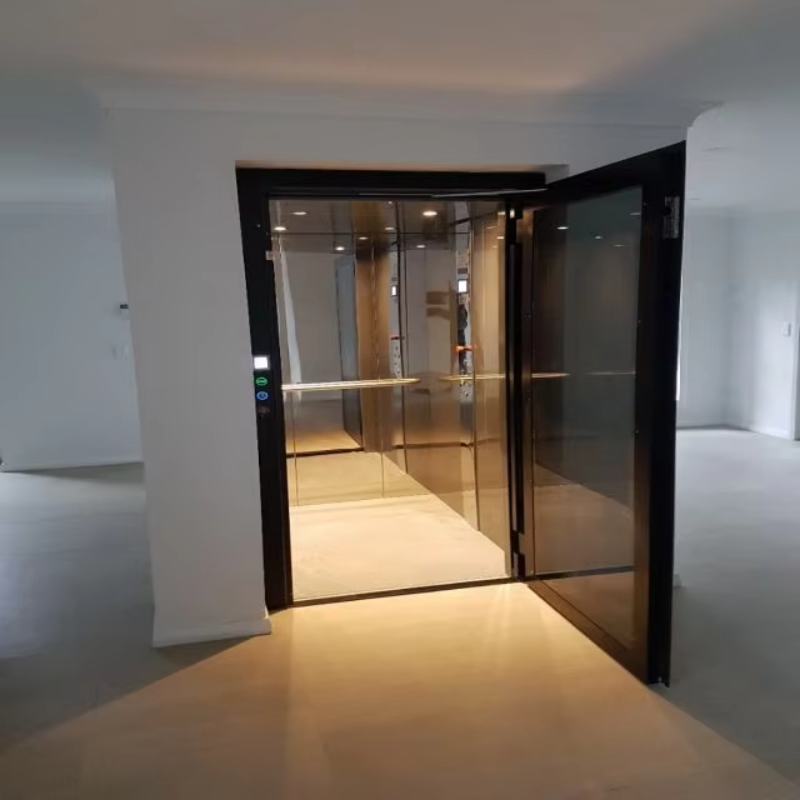 VTEV109 Ascensores Elevadores Stylový skleněný vilový výtah pro soukromý duplexní dům