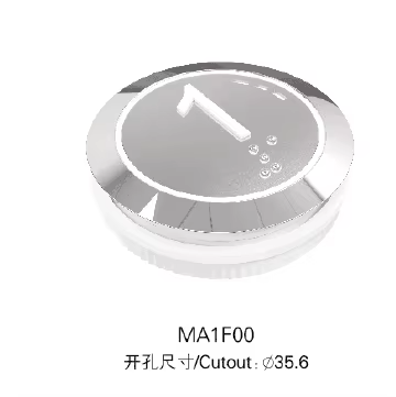 VTSP349 Náhradní díly pro výtah Čtvercové tlačítko Model NV pro kancelářské budovy Moderní design Litina_Steel s certifikací ISO9001