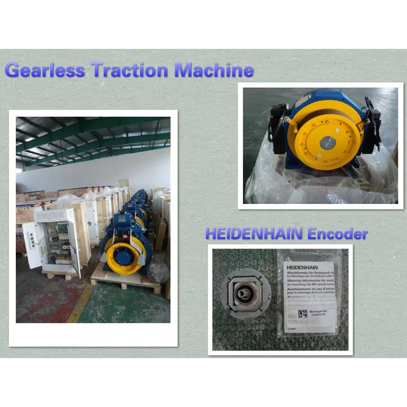 VTSP215 Hot Sale 320kg-1000kg Motor výtahu výtah Výtah bezpřevodový trakční stroj