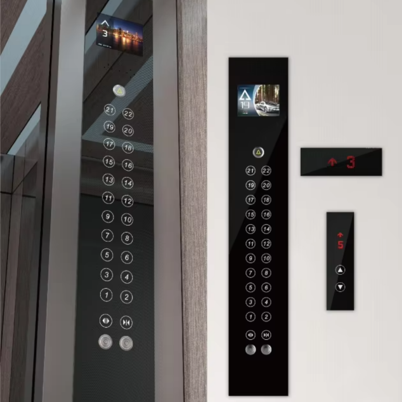 Části výtahu VTSP332 Čtvercové tlačítko s LED světlem