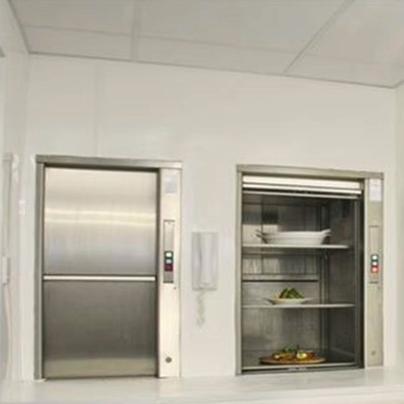 VTEF113 Vysoce kvalitní nerezová ocel Moderní AC pohon Restaurace Kuchyň Němý číšník Výtah s PVC podlahou Certifikace ISO pro použití v hotelu