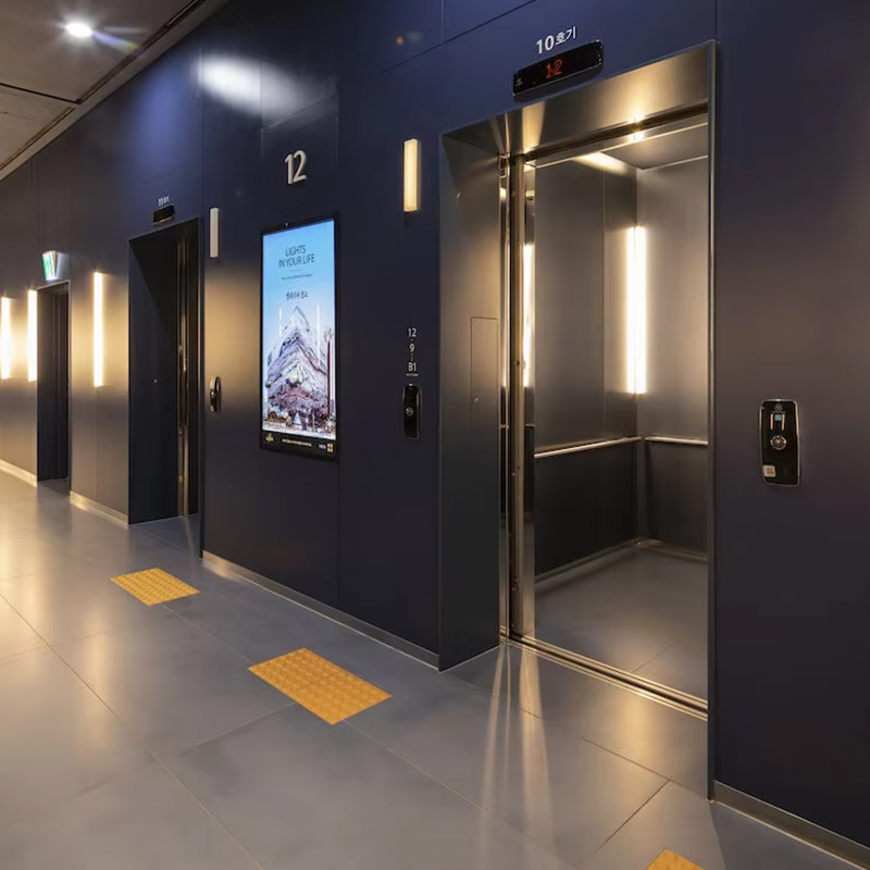 VTEP119 Ascensores Osobní výtahy Bezpřevodovka AC pro vícepodlažní budovy Certifikace ISO9001 z nerezové oceli Snadná instalace