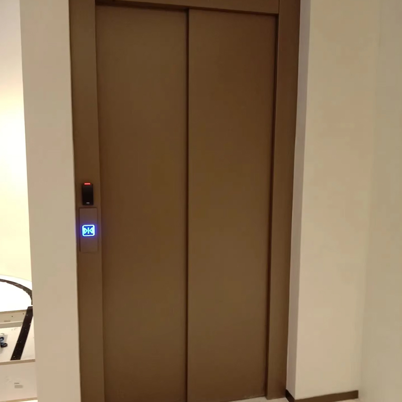 VTEP121 Hot Selling NV Model 6-8 osob 630 kg AC bez převodovky Moderní výtah v budově osobní výtah s PVC podlahou z nerezové oceli
